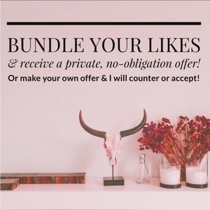 Bundle items for great deals